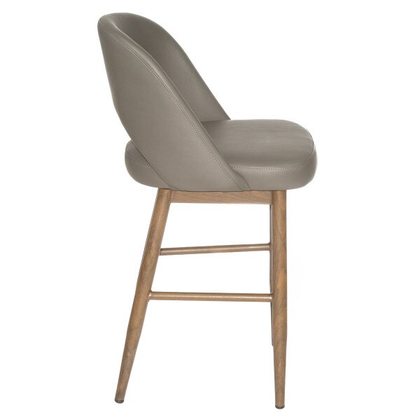 Henricks Stool grey leatherette